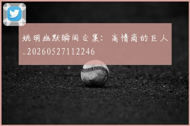 姚明幽默瞬间合集：高情商的巨人_20260527112246